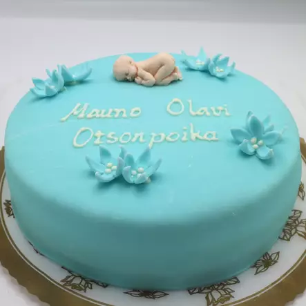 RISTIÄISKAKKU GLUTEENITON VAALEANSININ. - Muut kakut - 5051m - 1